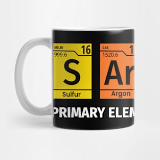 periodic table - sarcasm - primary elements of humor Mug